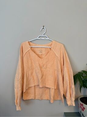 Anthropologie Pilcro Reworked Popover Sweatshirt size medium